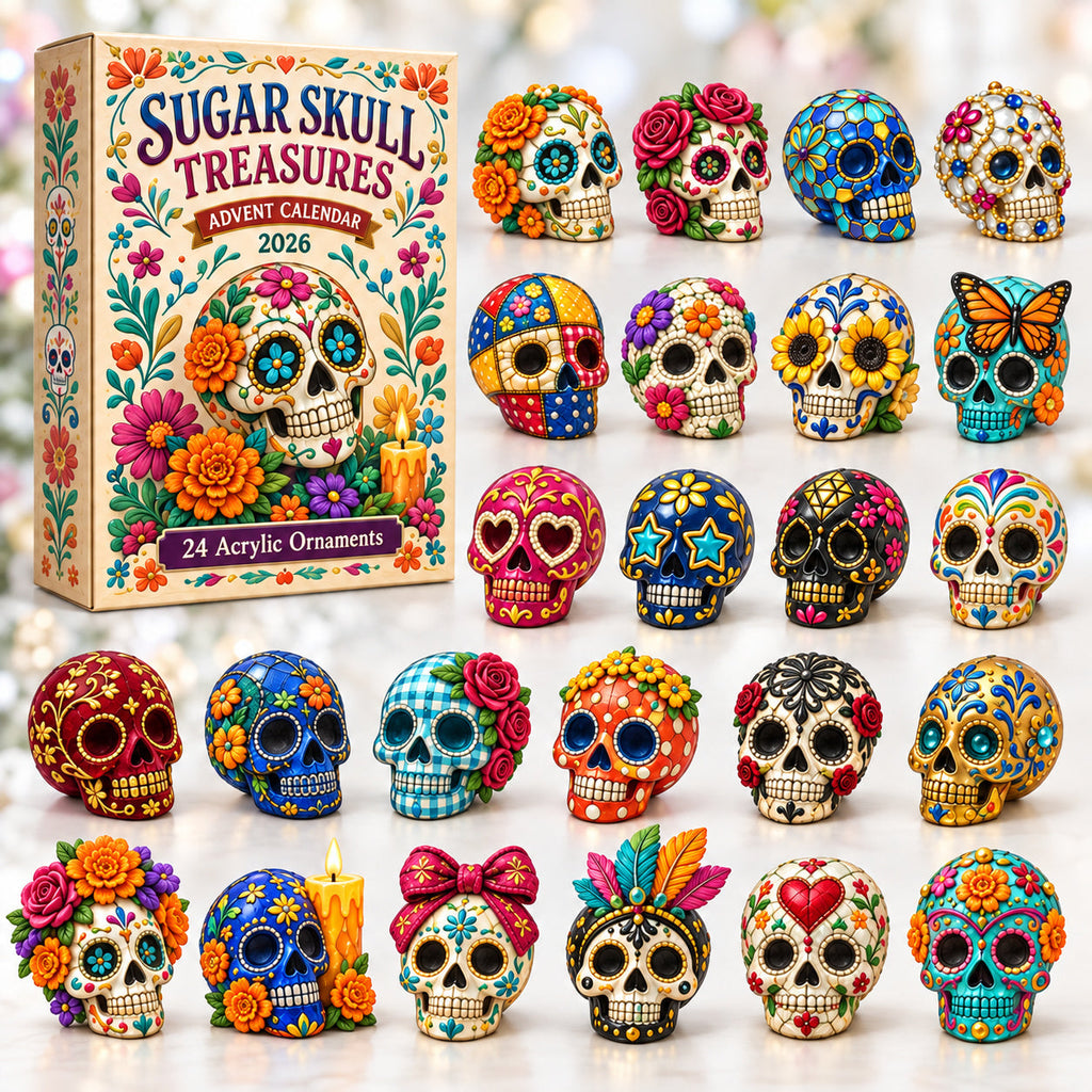 Día de Muertos Sugar Skull Treasures Advent Calendar 2026