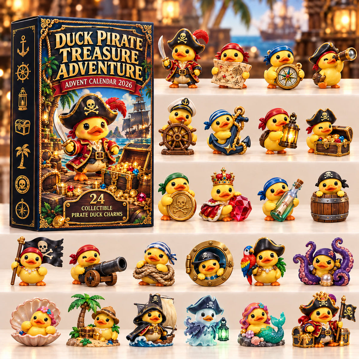 Duck Pirate Treasure Adventure Advent Calendar 2026