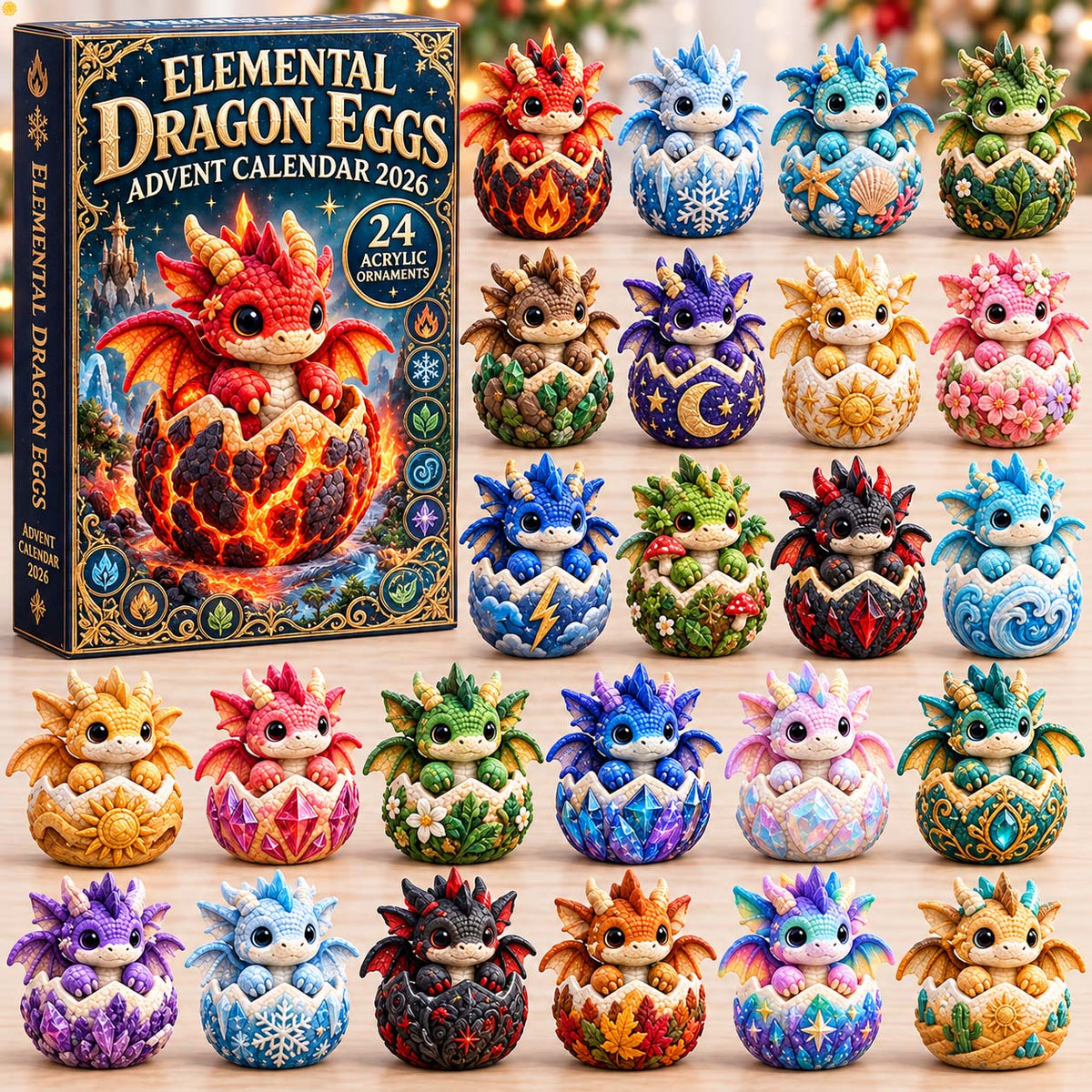 Elemental Dragon Eggs Limited Edition Advent Calendar 2026