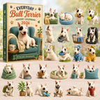 Everyday Bull Terrier 24 Days Festive Countdown Advent Calendar 2026