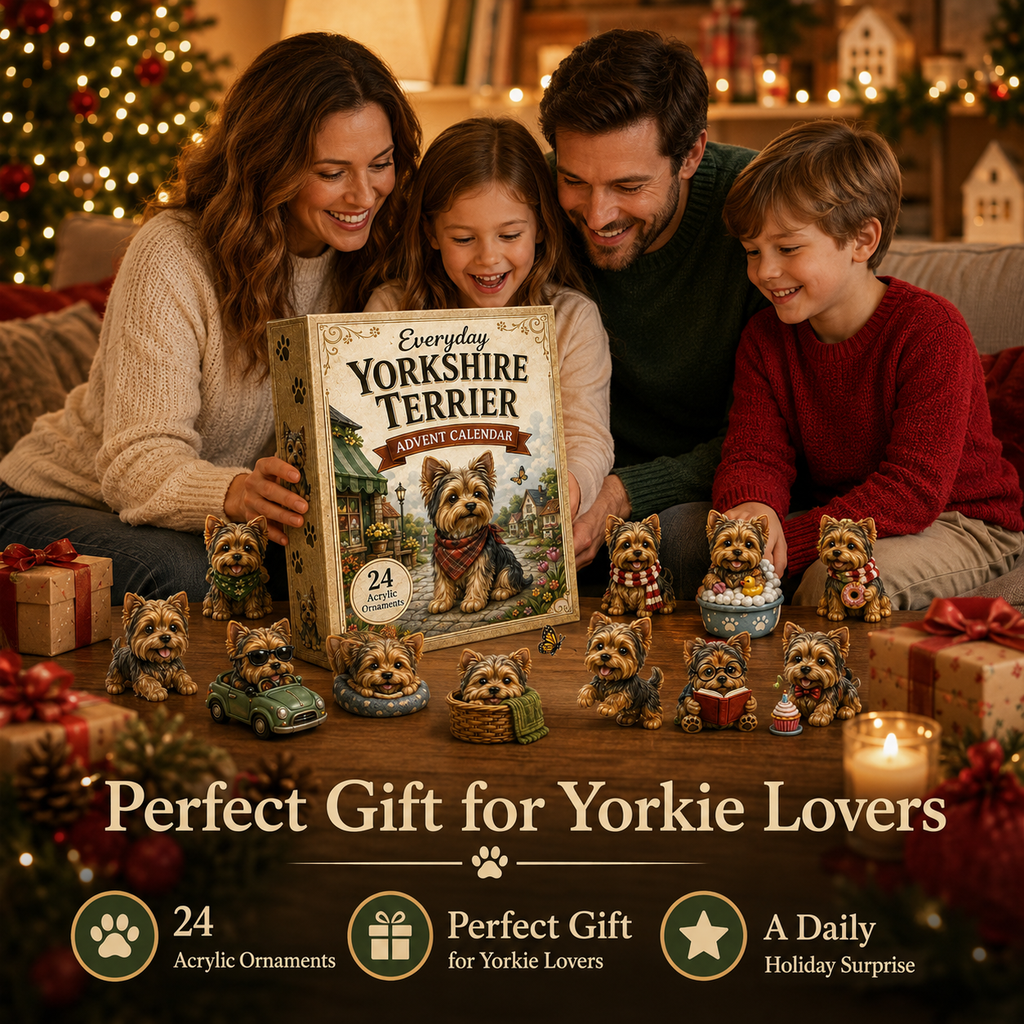 Everyday Yorkshire Terrier 24 Days Festive Countdown Advent Calendar 2026