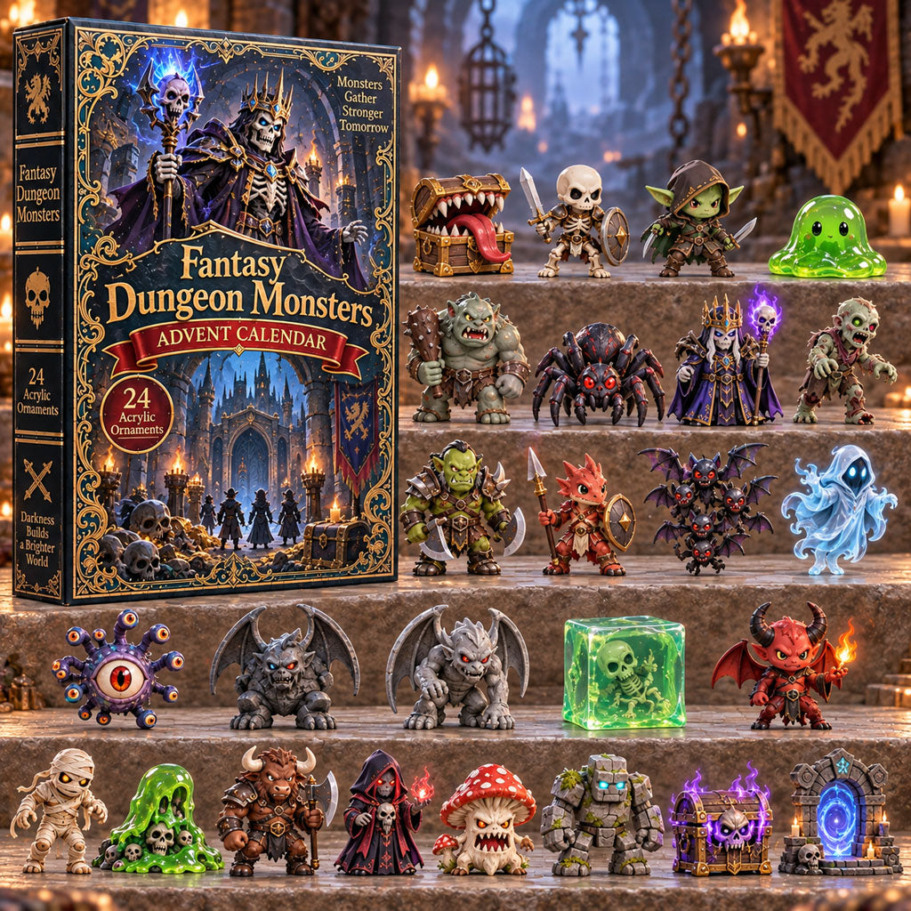 Fantasy Dungeon Monsters 24 Days Festive Countdown Advent Calendar 2026