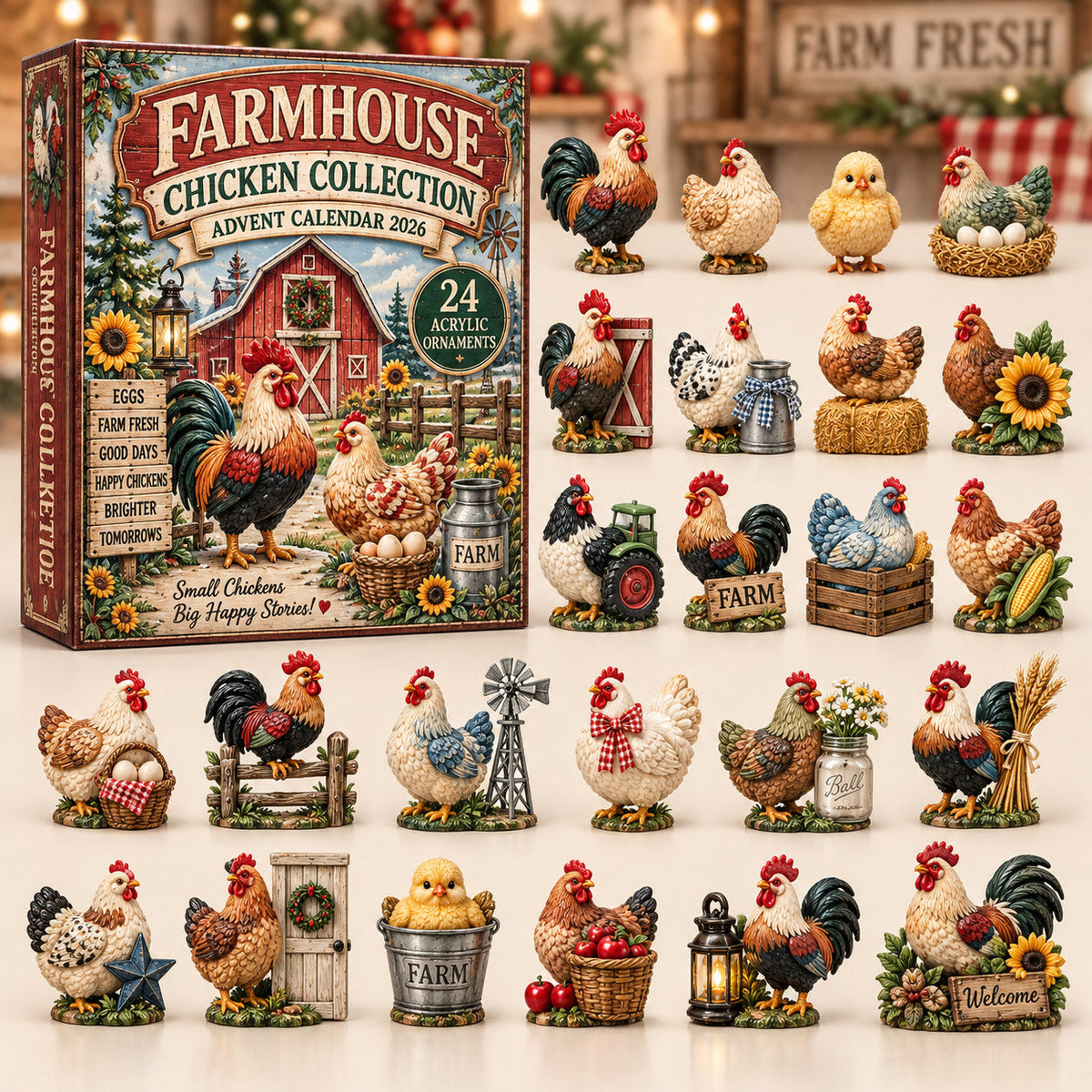 Farmhouse Chicken Collection Advent Calendar 2026