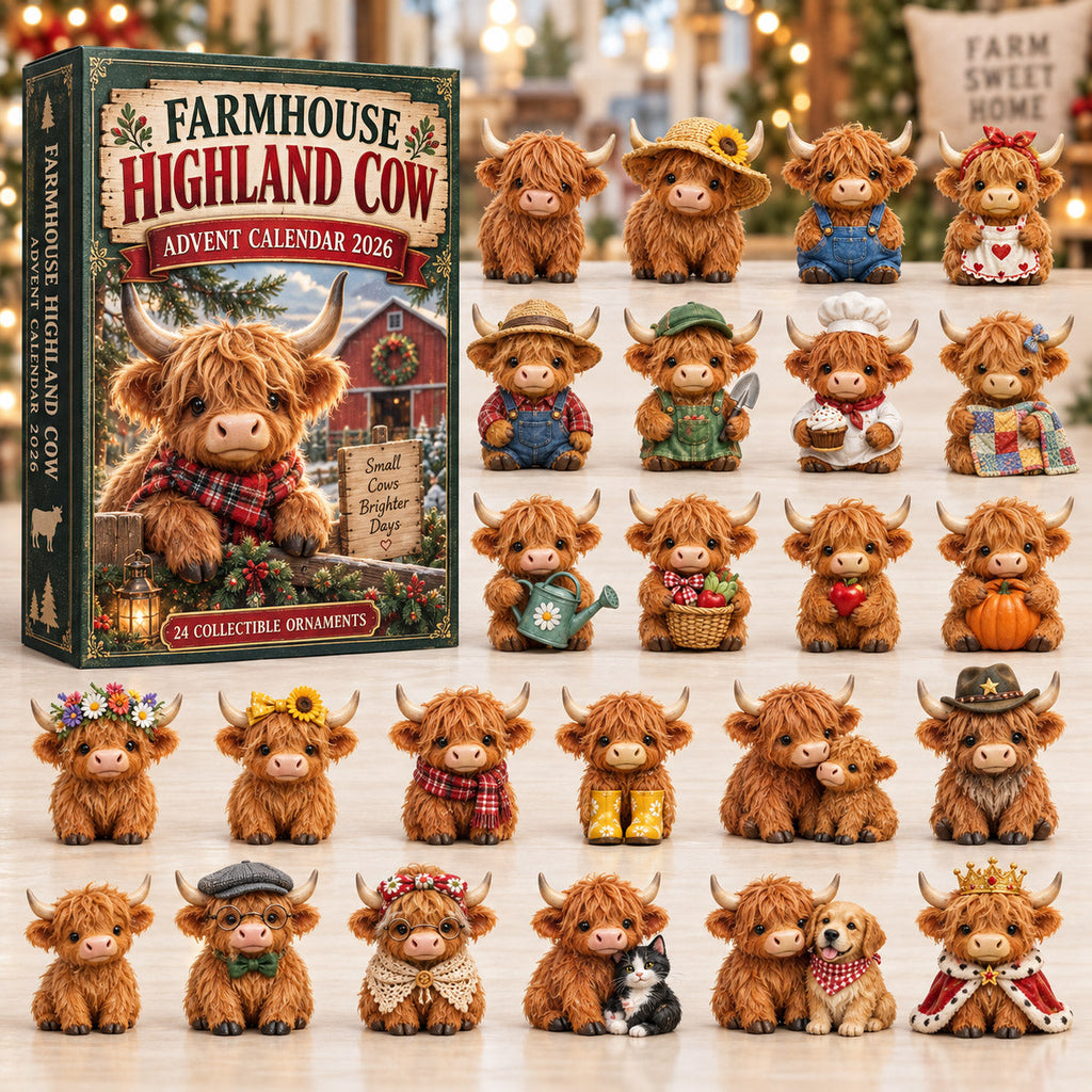 Farmhouse Highland Cow Limited Edition Advent Calendar 2026
