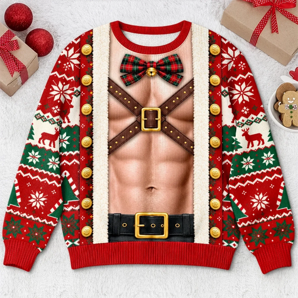 Festive Elf Costume Christmas Gifts Ugly Sweater