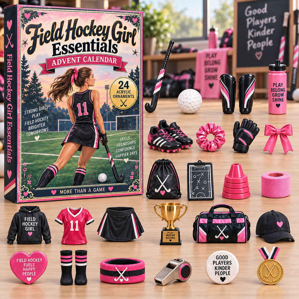 Field Hockey Girl Essentials 24 Days Festive Countdown Advent Calendar 2026