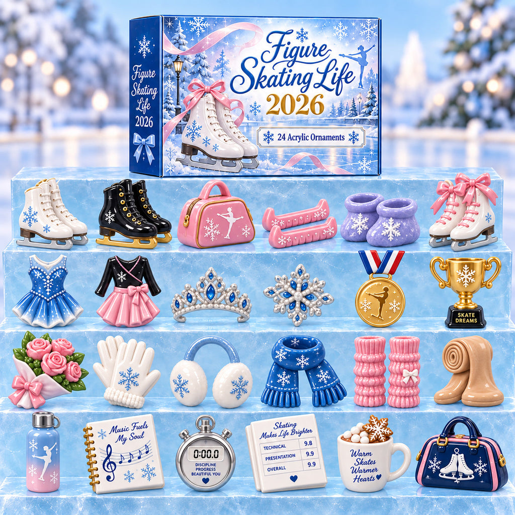 Figure Skating Life 24 Days Festive Countdown Advent Calendar 2026