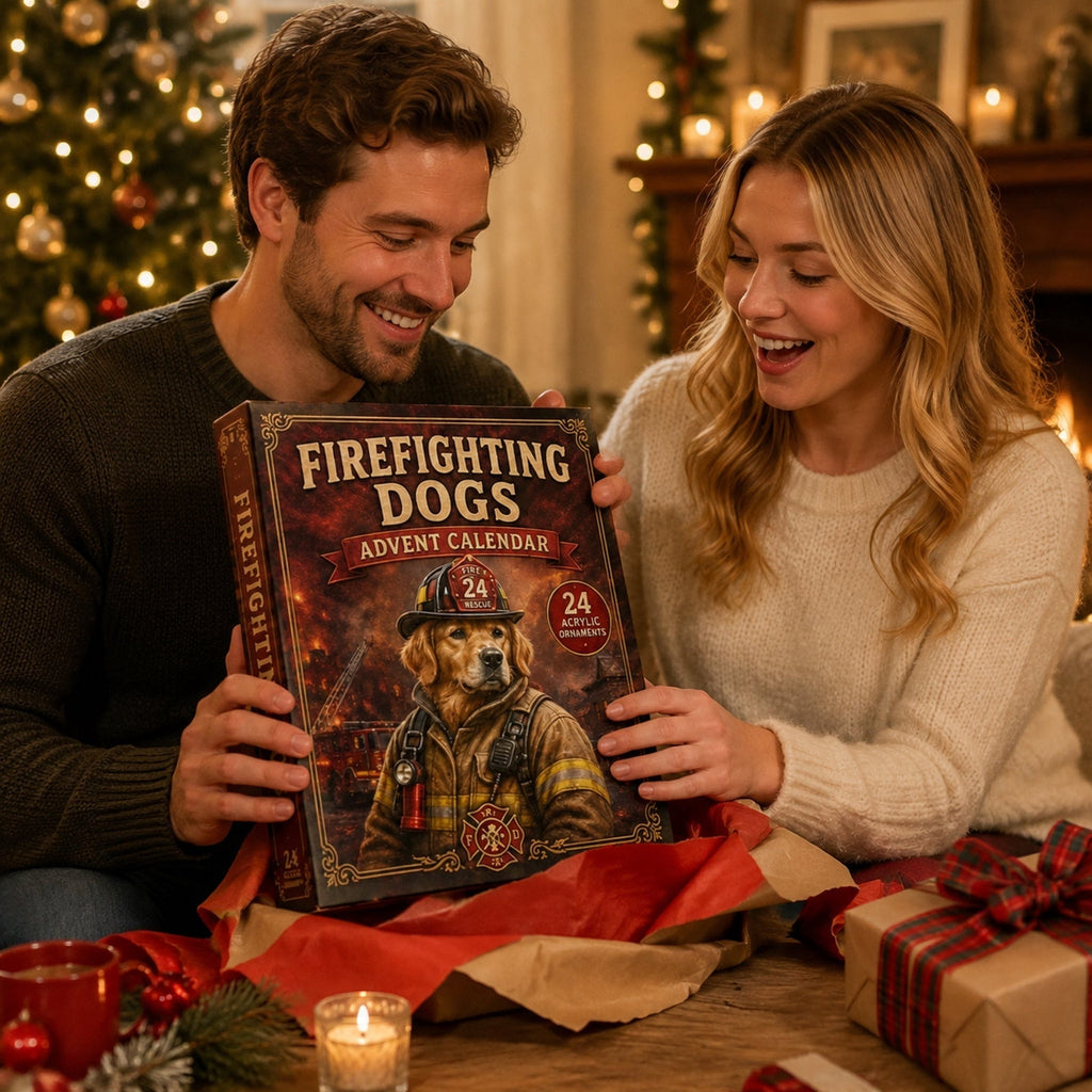 Firefighting Dogs 24 Days Festive Countdown Advent Calendar 2026