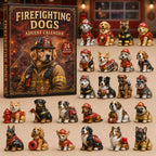Firefighting Dogs 24 Days Festive Countdown Advent Calendar 2026