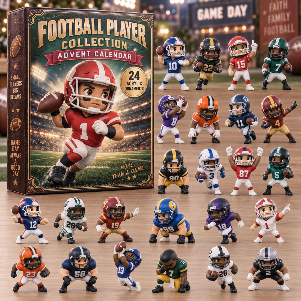 Football Player 24 Days Festive Countdown Advent Calendar 2026