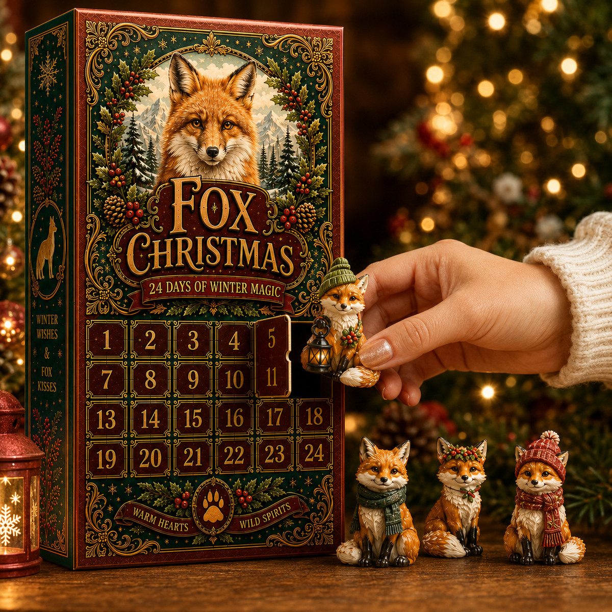 Fox Christmas 24 Days of Winter Magic Advent Calendar 2026