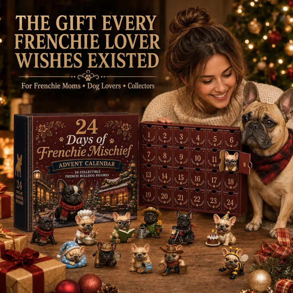 French Bulldog 24 Days Frenchie Characters Christmas Advent Calendar 2026