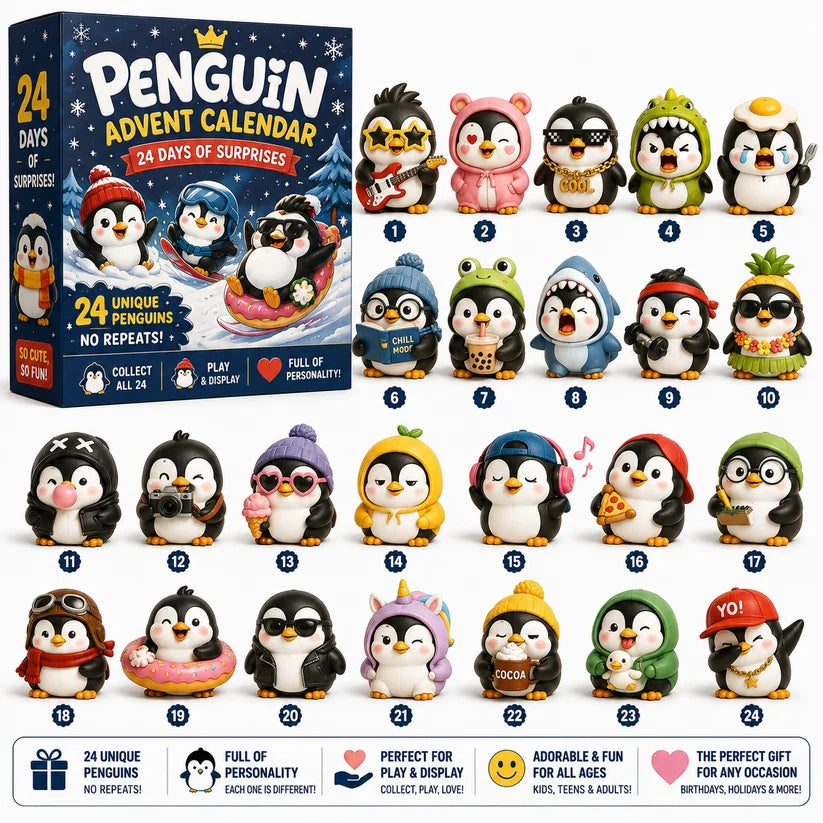 Fun & Crazy 24 Days of Penguin Surprises Advent Calendar 2026