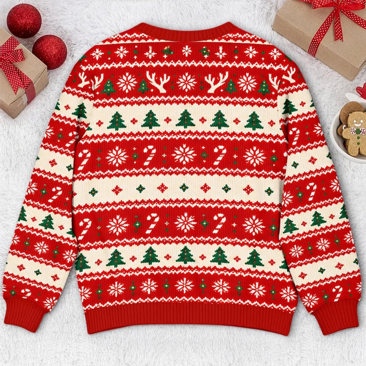Funny Christmas I'm The Youngest Child I Make The Rules Personalized Sweater