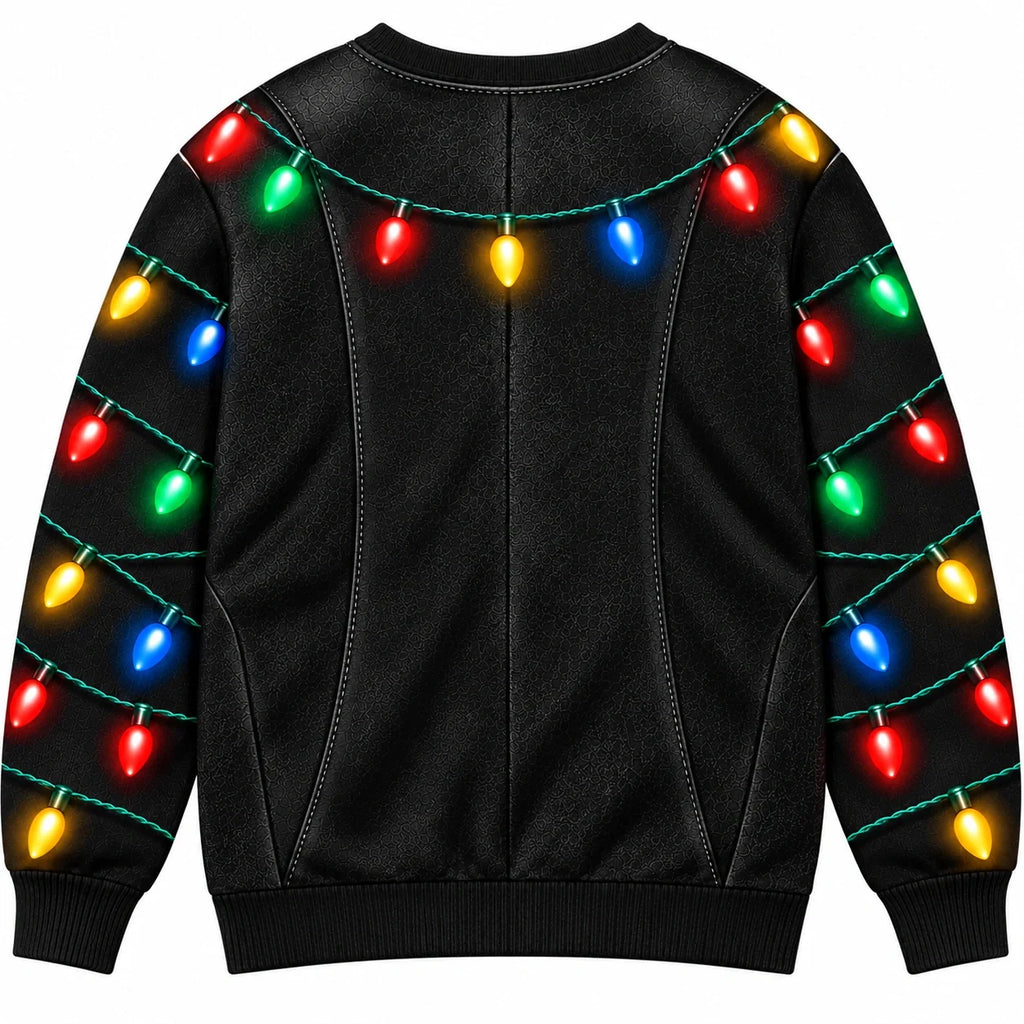 Funny Christmas Tuxedo Belly Festive Holiday Party Pullover Sweater