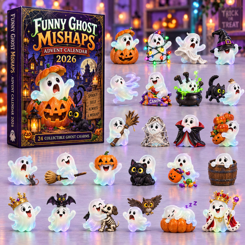Funny Ghost Mishaps Haunted Halloween Advent Calendar 2026