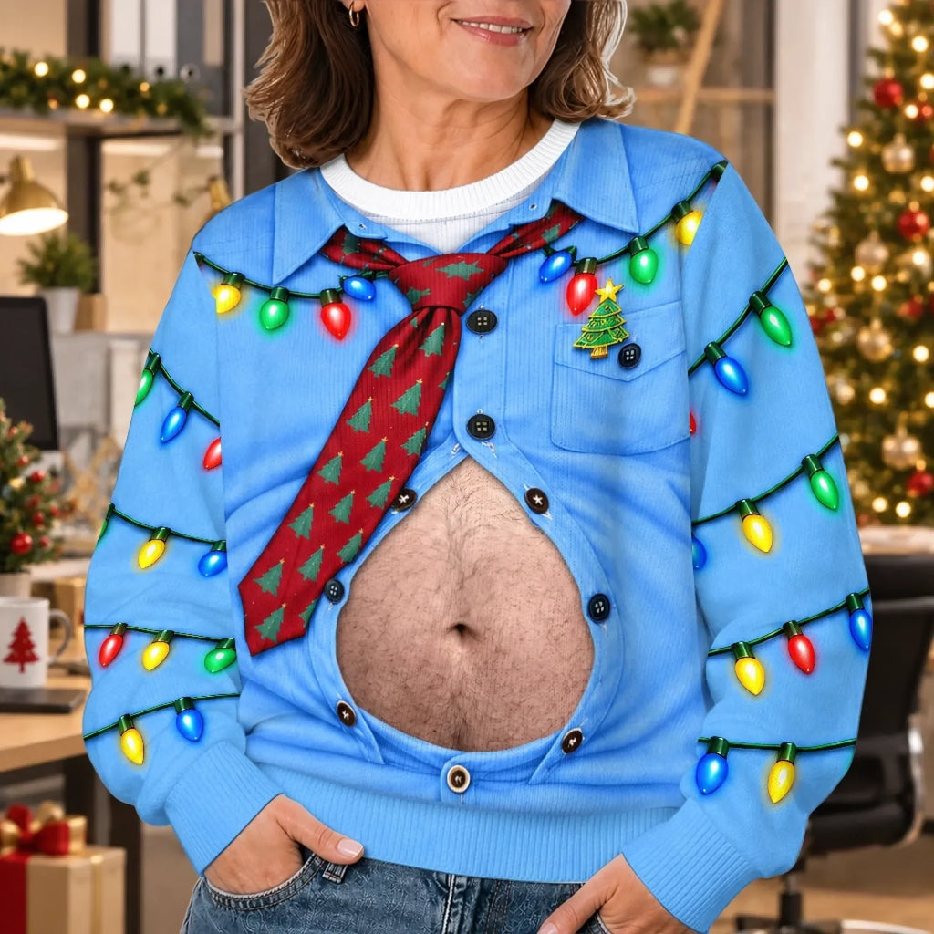 Funny Holiday Gift Ugly Christmas Sweater