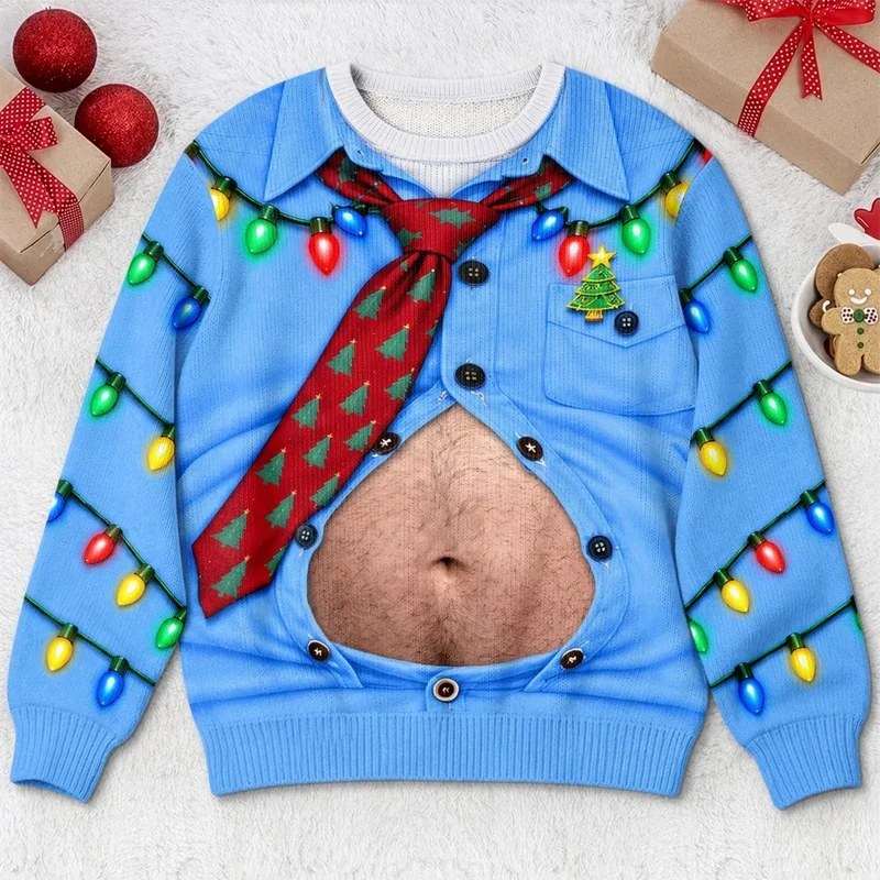 Funny Holiday Gift Ugly Christmas Sweater