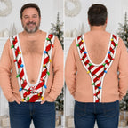 Funny Holiday My Belly Brings the Cheer Ugly Christmas Sweater
