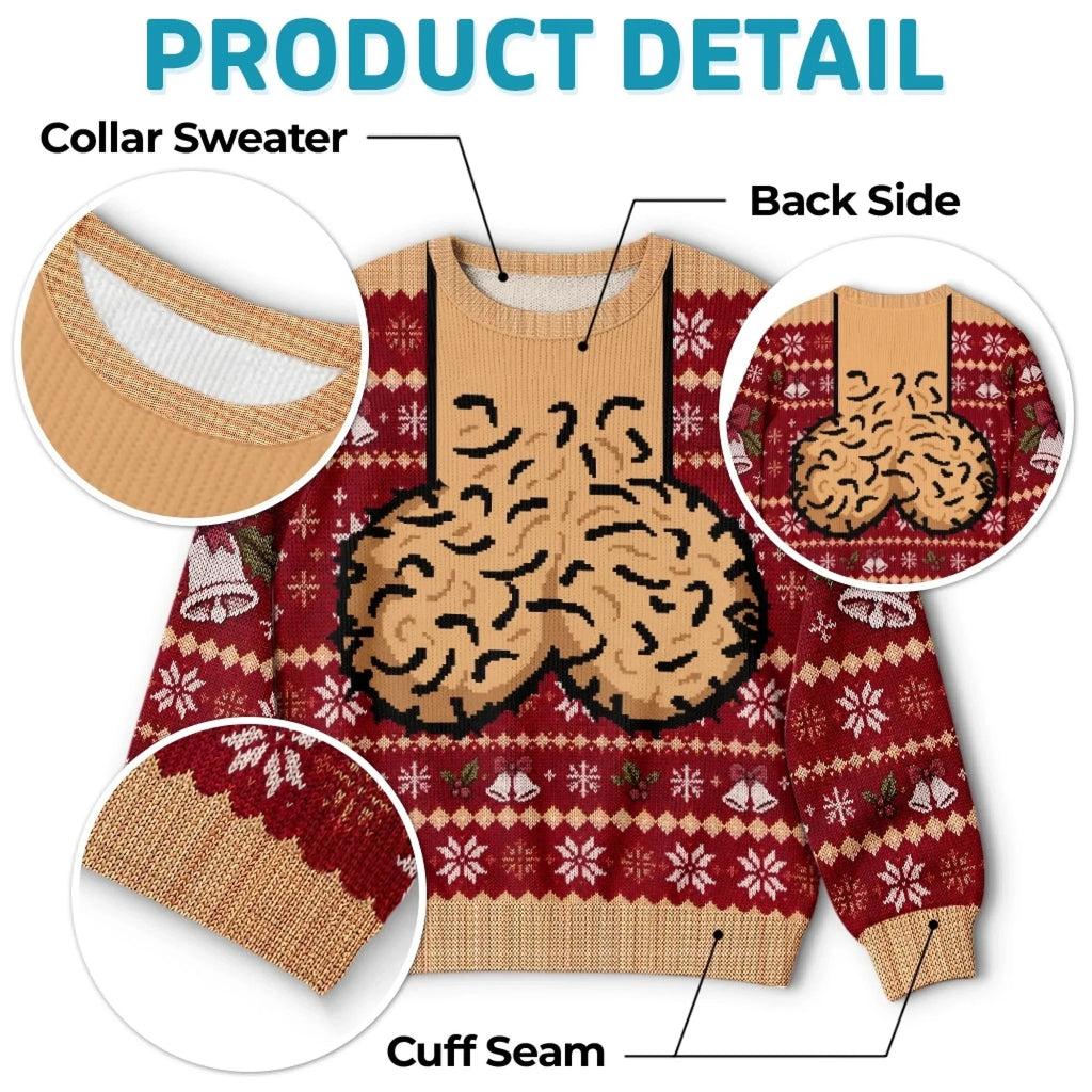 Funny Jingle Balls All the Way Ugly Christmas Sweater
