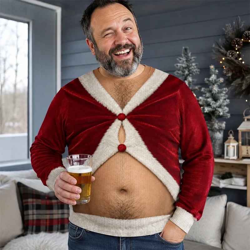 Funny Santa’s Favorite Troublemaker Christmas Sweater
