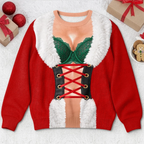 Funny Sexy Santa Christmas Party Gifts Ugly Sweater