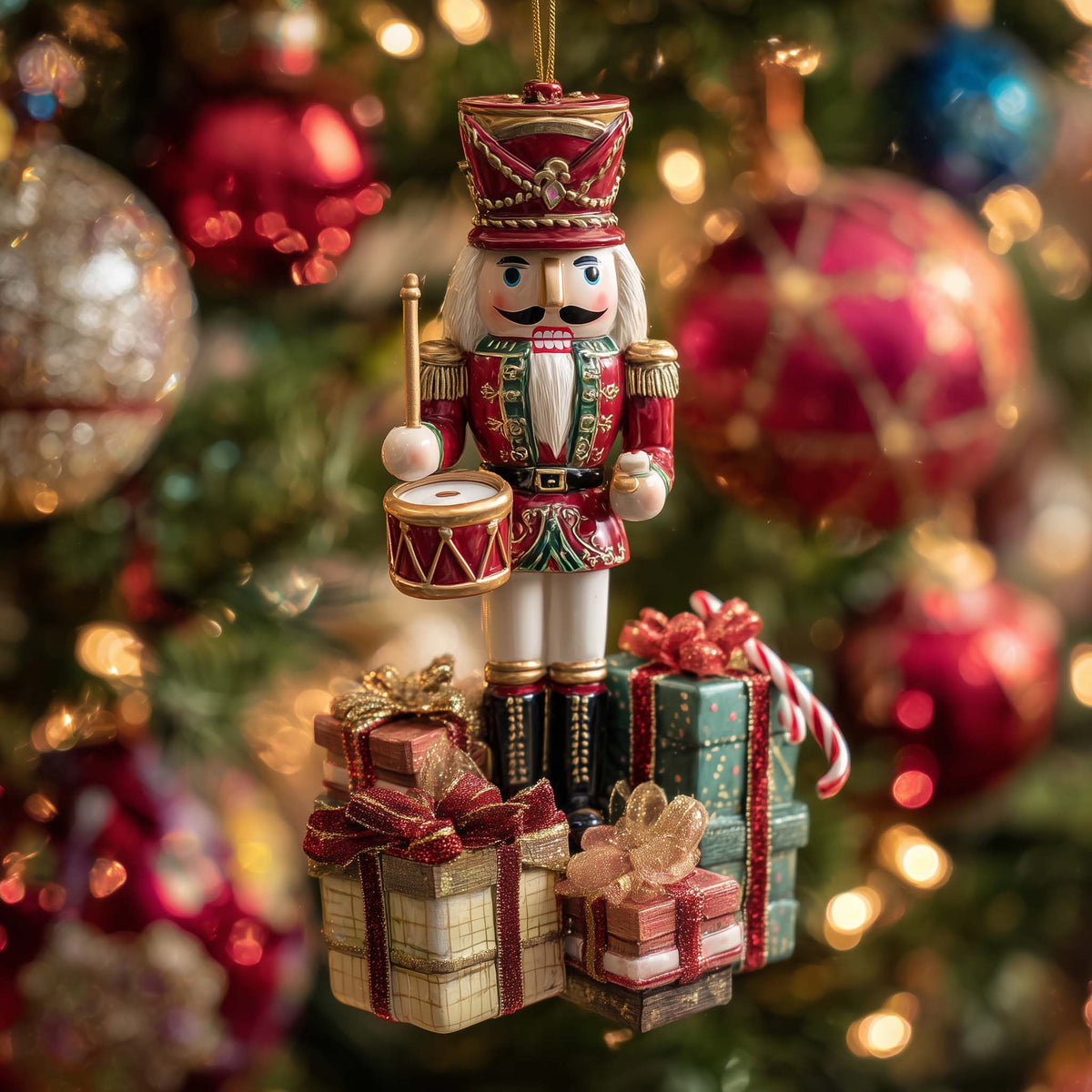 Noble Festive Nutcracker Christmas Ornament