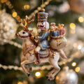 Grand Festive Nutcracker Christmas Ornament