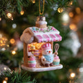 Jolly Snowman Christmas Mica Ornament
