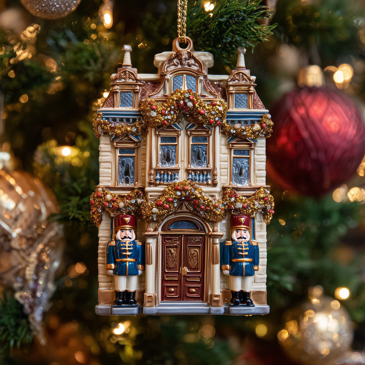 Christmas Mica Door Christmas Mica Ornament