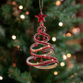 Plush Crimson Grace Mica Ornament