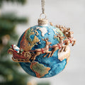 Santa Mission Christmas Mica Ornament