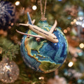 Serene Reindeer Soar Mica Ornament