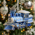 Glacial Rail Passage Mica Ornament