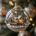 Snowy Village Holiday Gifts Christmas Mica Ornament