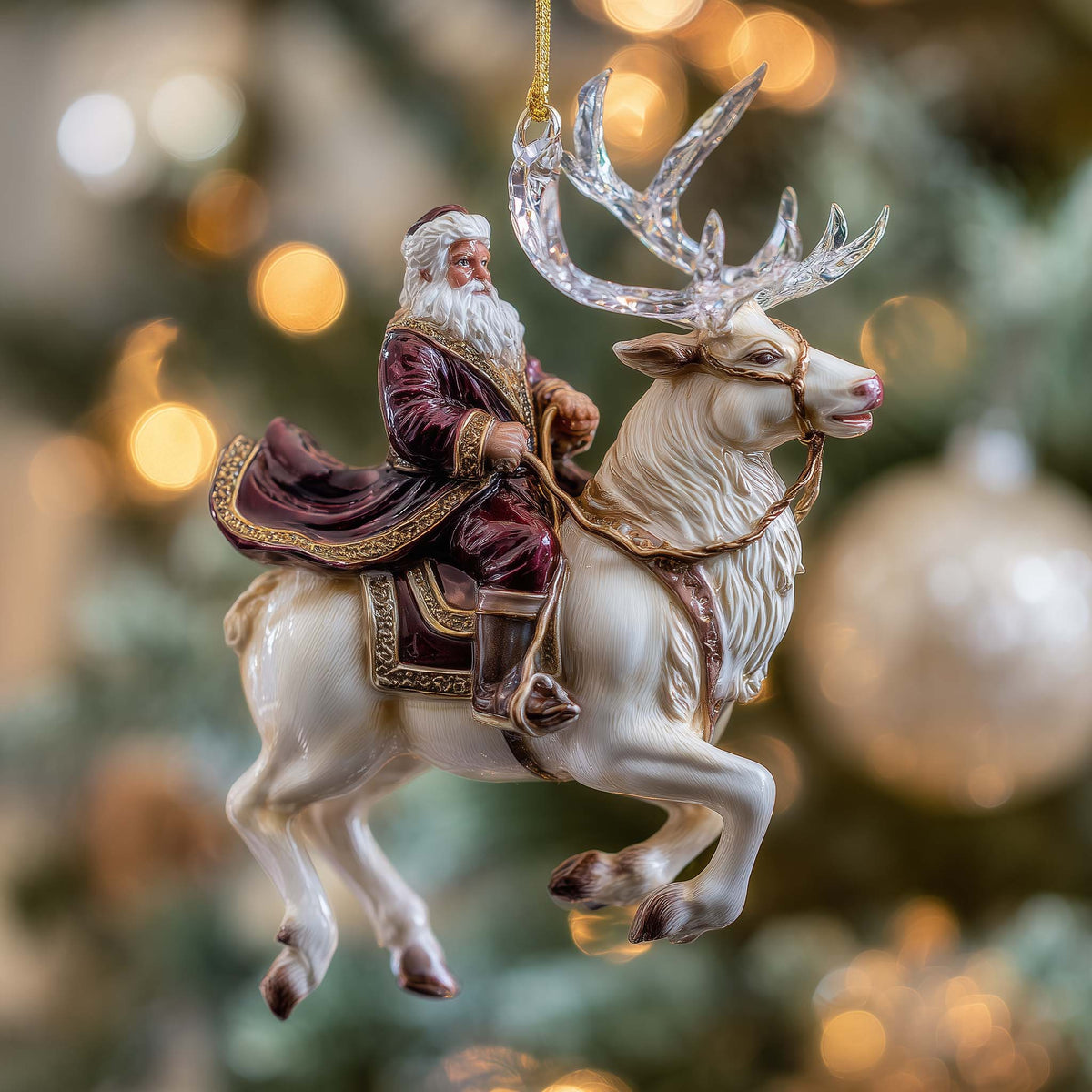 Gallant Equestrian Journey Mica Ornament