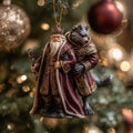 Moonbound Creed Christmas Mica Ornament