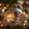 Shadow Twilight Forest Sprite Christmas Mica Ornament