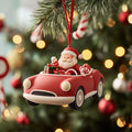 Skyline Sleigh Gallop Mica Ornament