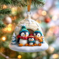Ice Dome Waddle Haven Mica Ornament