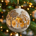 Angel Diorama Christmas Mica Ornament