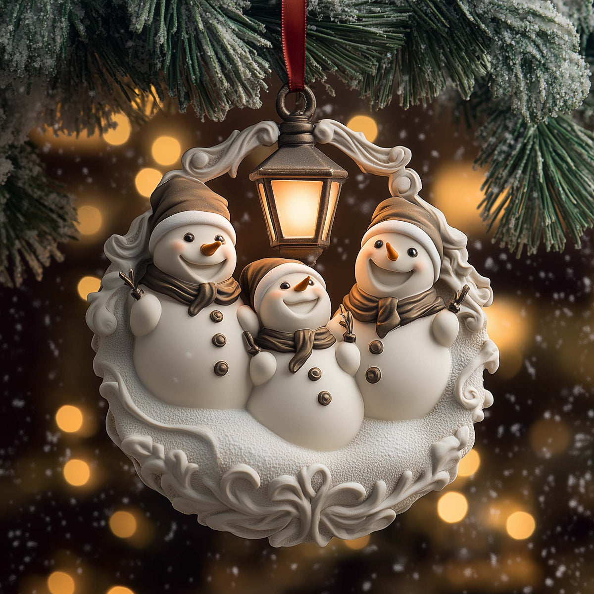 Choral Frost Chorus Mica Ornament