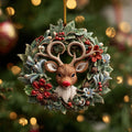 Botanical Antler Caribou Mica Ornament