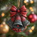 Ornate Bells Christmas Mica Ornament