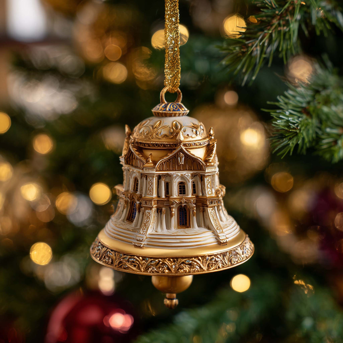 Basilica Bronze Carillon Mica Ornament