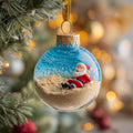 Tropical Shore Kringle Mica Ornament