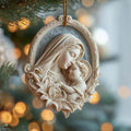 Sacred Maternal Embrace Mica Ornament