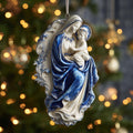 Sapphire Robe Holy Mother Mica Ornament