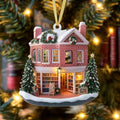 Holiday Bookstore Christmas Mica Ornament