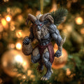 Mystic Krampus Christmas Mica Ornament